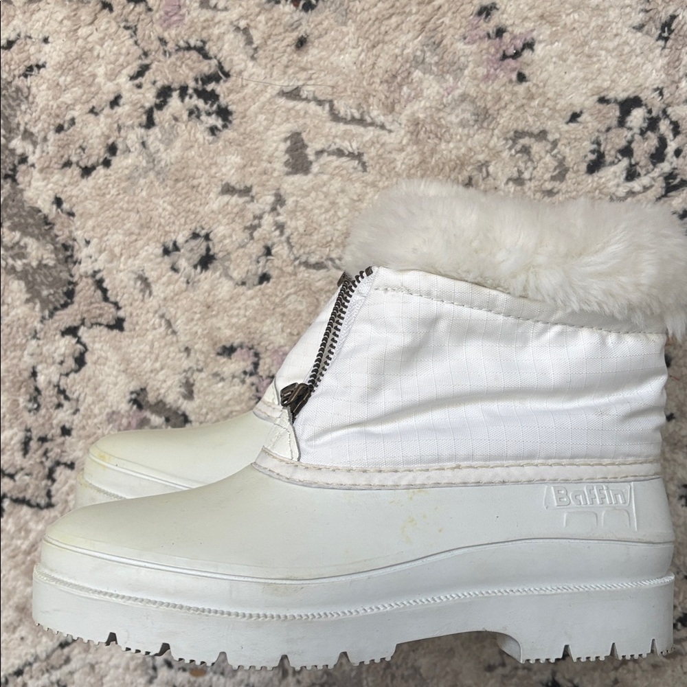 Baffin White Winter Ankle  Boots Size 6 - Picture 11 of 11